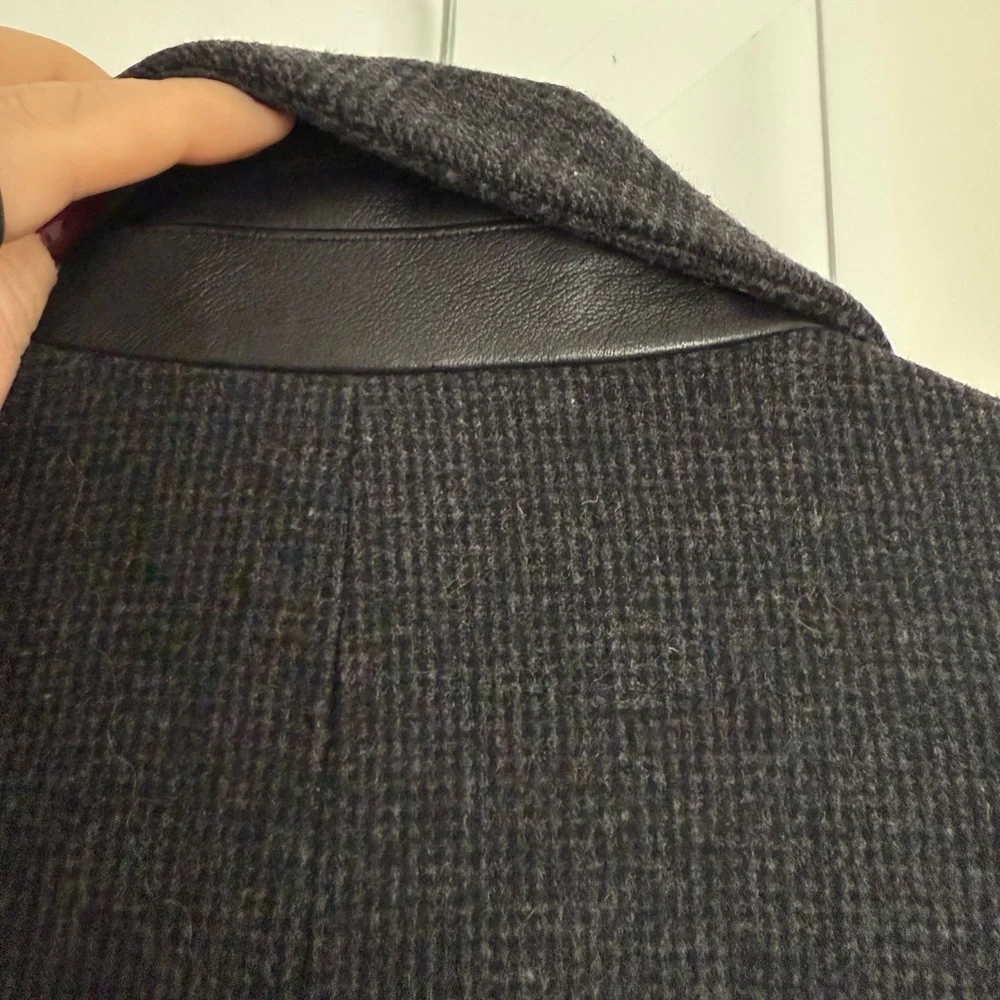 All Saints Charcoal Gray Men's Coat - Picture 9 of 12
